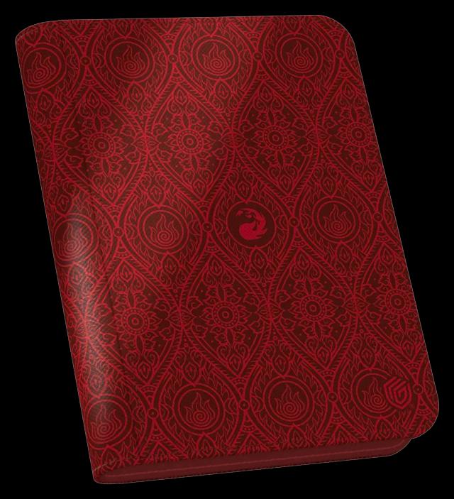Magic: The Gathering | Avatar: The Last Airbender: "Red Mana" Zipfolio 160 Xenoskin 4-Pocket Binder