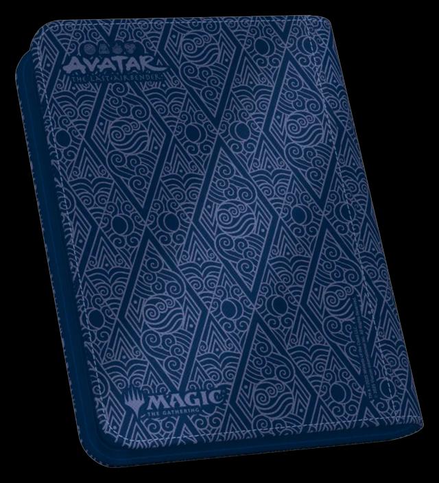 Magic: The Gathering | Avatar: The Last Airbender: "Blue Mana" Zipfolio 160 Xenoskin 4-Pocket Binder