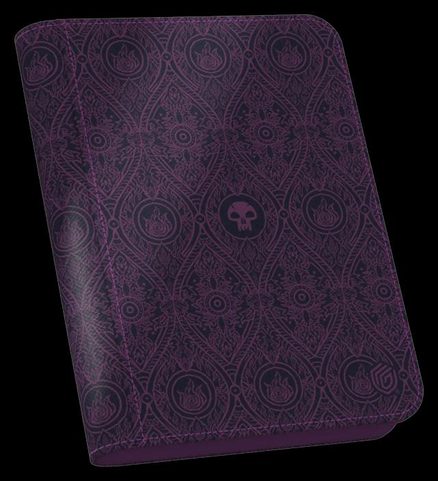 Magic: The Gathering | Avatar: The Last Airbender: "Black Mana" Zipfolio 160 Xenoskin 4-Pocket Binder