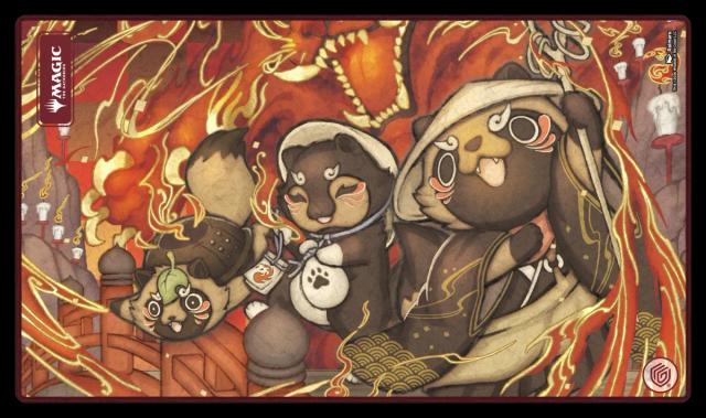 Secrets of Strixhaven: "Pyretic Ritual" Playmat