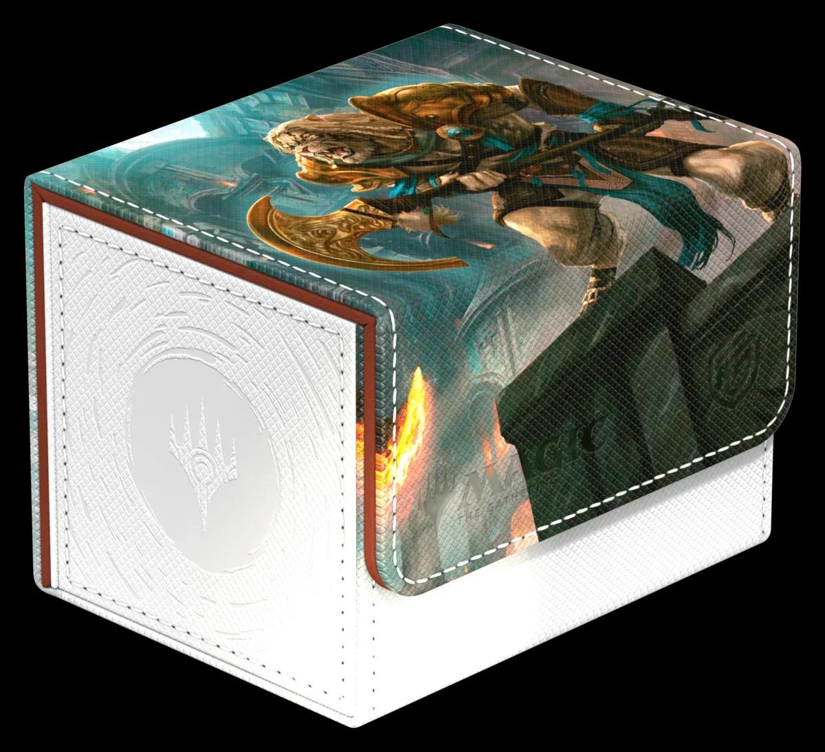 Reality Fracture: "Ajani Resolute" Sidewinder 100+ Xenoskin Deck Box