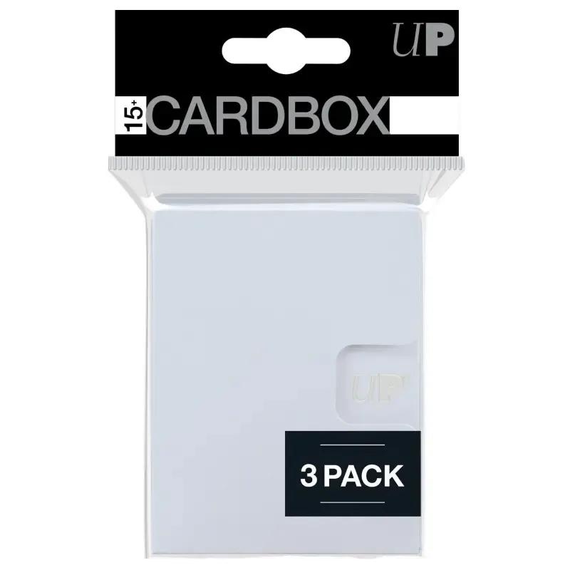 3 Ultra Pro 15+ Card Box (White)