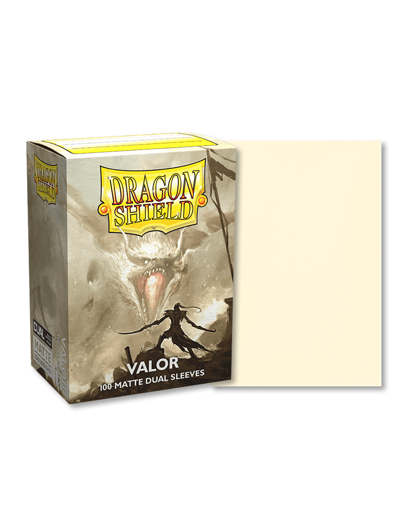 100 Dragon Shield Sleeves (Matte Dual Valor)