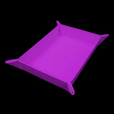 Vivid Magnetic Foldable Dice Tray - Purple
