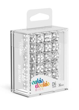 Oakie Doakie Dice D6 Translucent-Clear 36