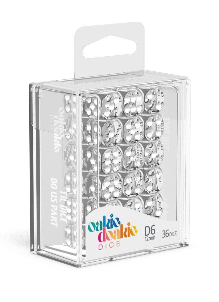 Oakie Doakie Dice D6 Translucent-Clear 36