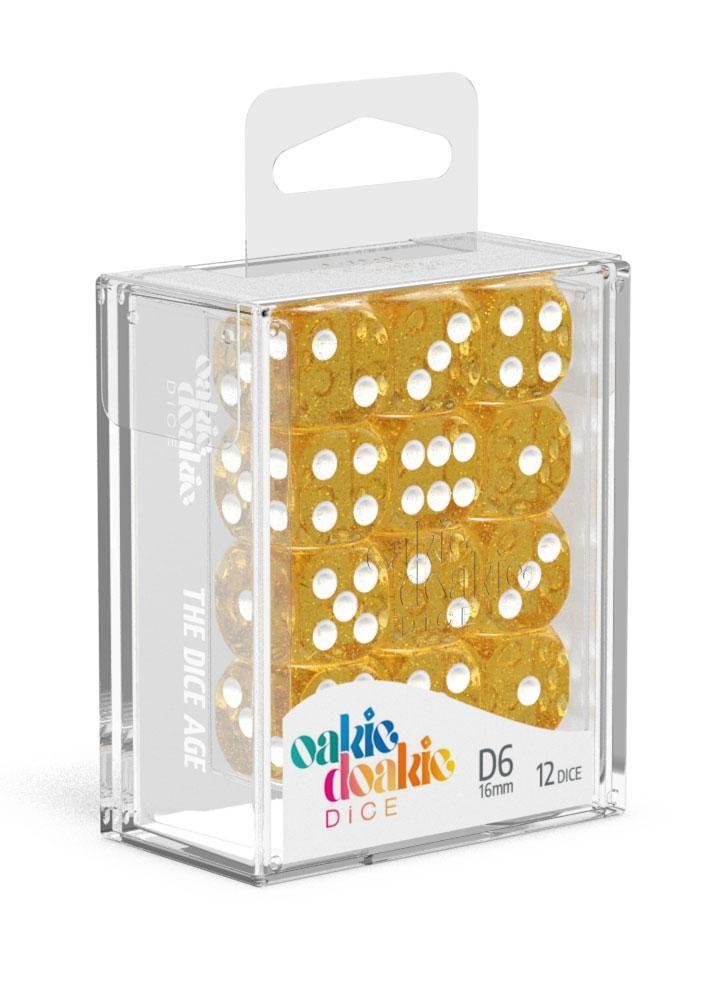 Oakie Doakie Dice D6 Speckled-Orange 12