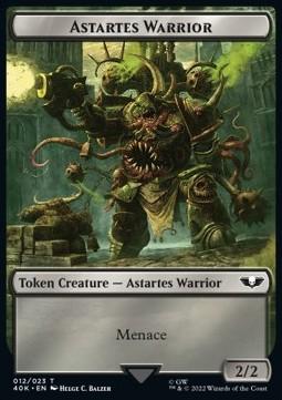 Astartes Warrior Token (B 2/2) // Plaguebearer of Nurgle Token (B 1/3)