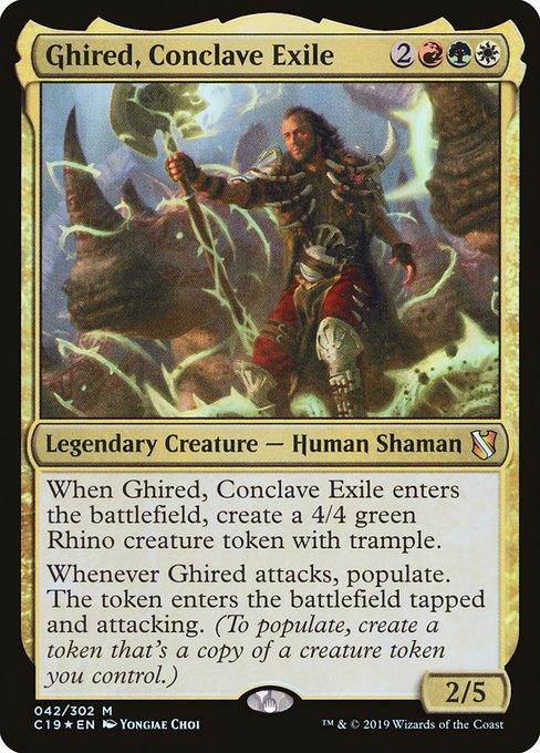 Ghired, Conclave Exile (V.1)