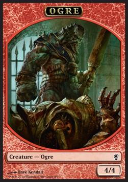 Ogre Token (Red 4/4)