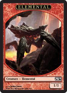 Elemental Token (Red 1/1) (V.1)