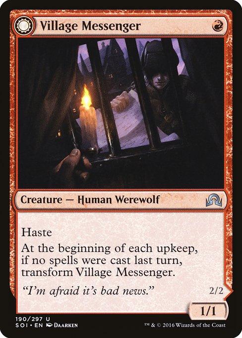 Village Messenger / Moonrise Intruder (front)