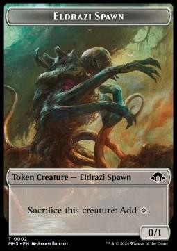 Eldrazi Spawn Token (C 0/1) // Angel Token (W 4/4)