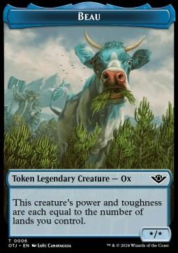 Beau Token (U */*) // Mercenary Token (R 1/1)
