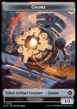 Gnome Token (A 1/1) // Mercenary Token (R 1/1)