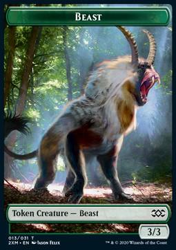 Beast Token (G 3/3) // Thopter Token (A 1/1)