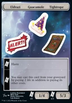 Eldrazi Guacamole Tightrope Sticker