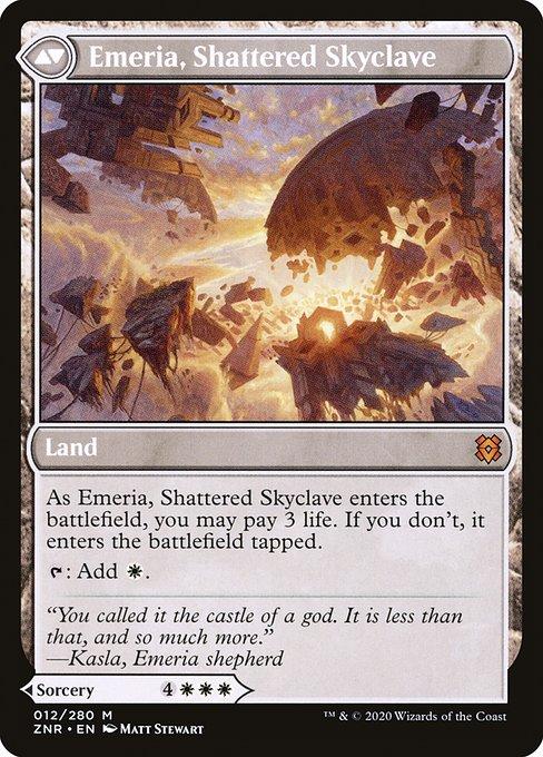 Emeria's Call // Emeria, Shattered Skyclave (back)