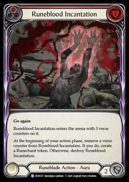 Runeblood Incantation (Red) (Rainbow Foil)