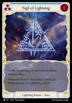 Sigil of Lightning (Extended Art Rainbow Foil)