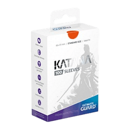 100 Ultimate Guard Katana Sleeves (Orange)