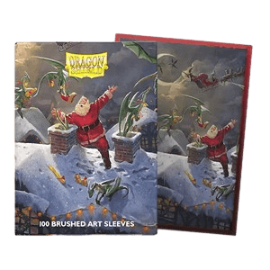 100 Dragon Shield Sleeves - Brushed Christmas 2023