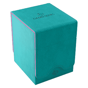 Gamegenic Squire 100+ Deck Box (Teal/Pink)