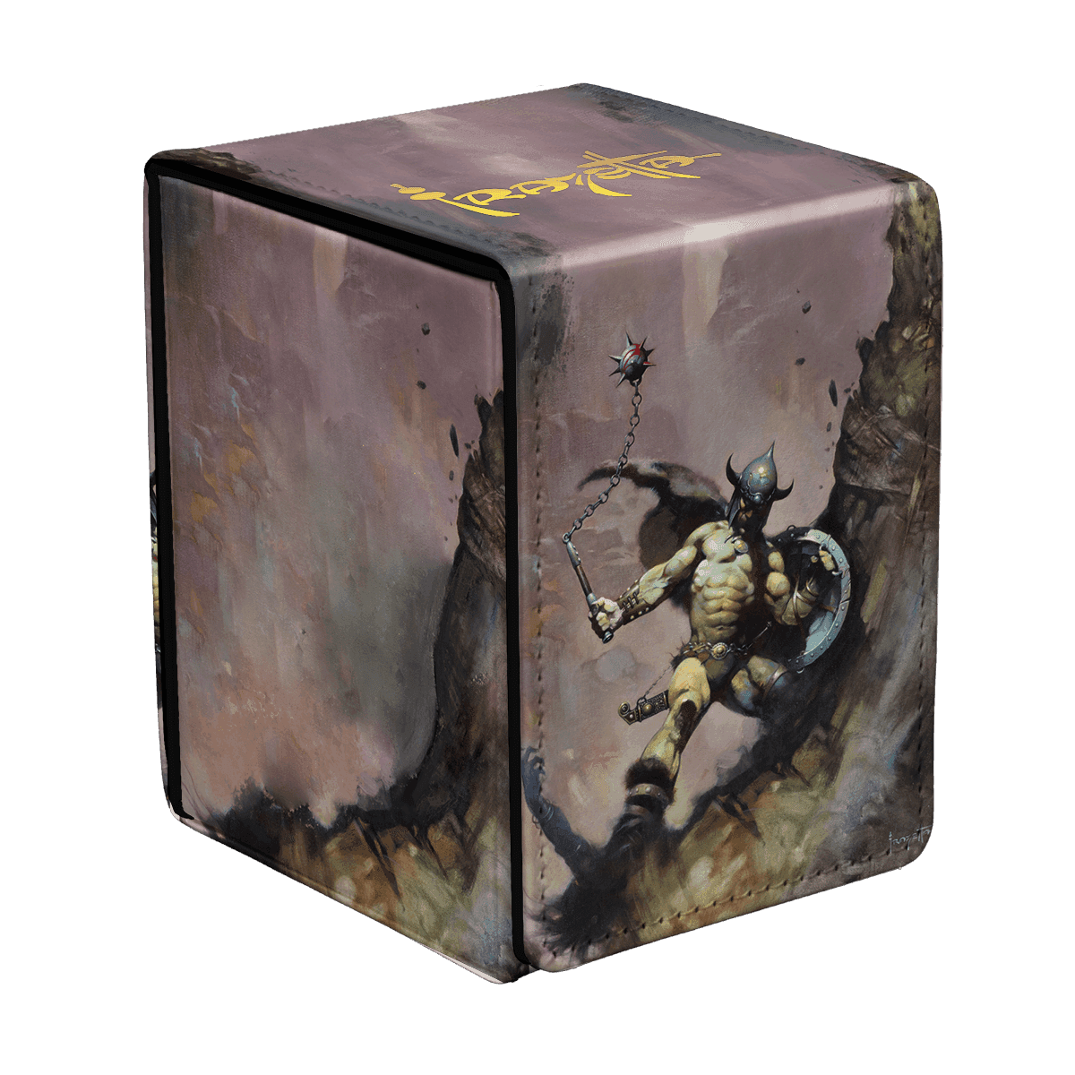 Ultra-Pro Alcove Flip Deck Box - Framl Frazetta "Warrior with Ball and Chain"