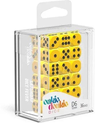 Oakie Doakie Dice D6 Solid-Yellow 36