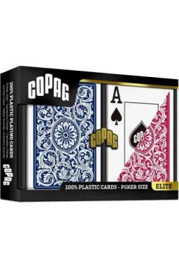 Karty do pokera Copag blue/red 2 szt Cartamundi