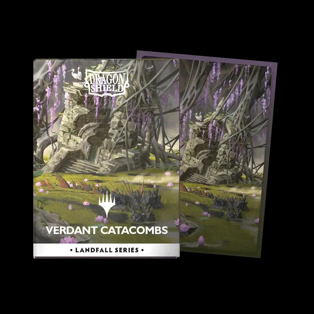 100 Dragon Shield Sleeves - Matte Dual Landfall Series "Verdant Catacombs"