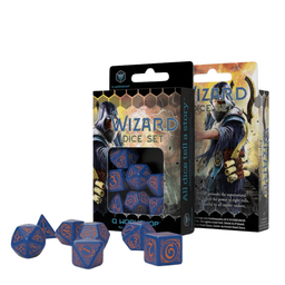 Kości RPG Magów Granatowo-Pomarańczowe