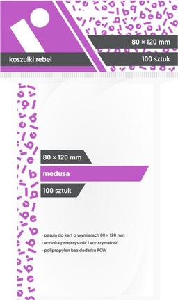 Koszulki na karty Rebel (80x120 mm) "Medusa", 100 sztuk