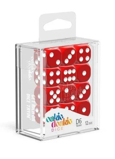 Oakie Doakie Dice D6 Solid-Red 12