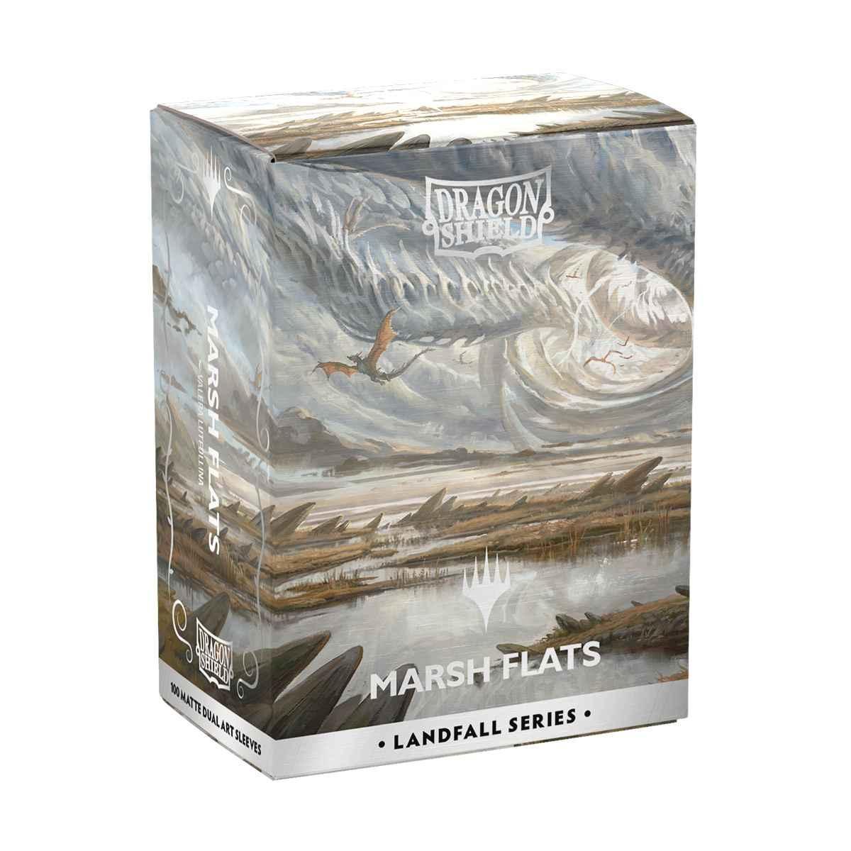 100 Dragon Shield Sleeves - Matte Dual Landfall Series "Marsh Flats"