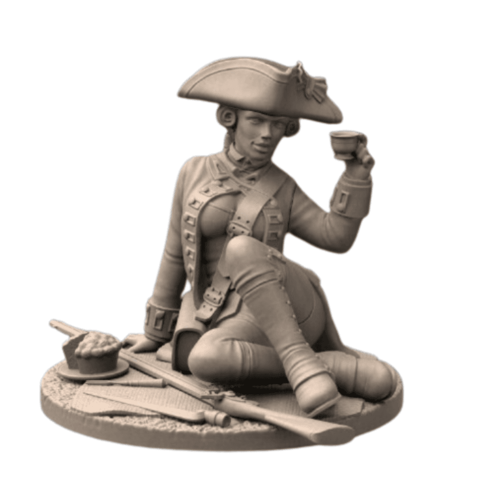 Rebecca, the Red Coat 28mm