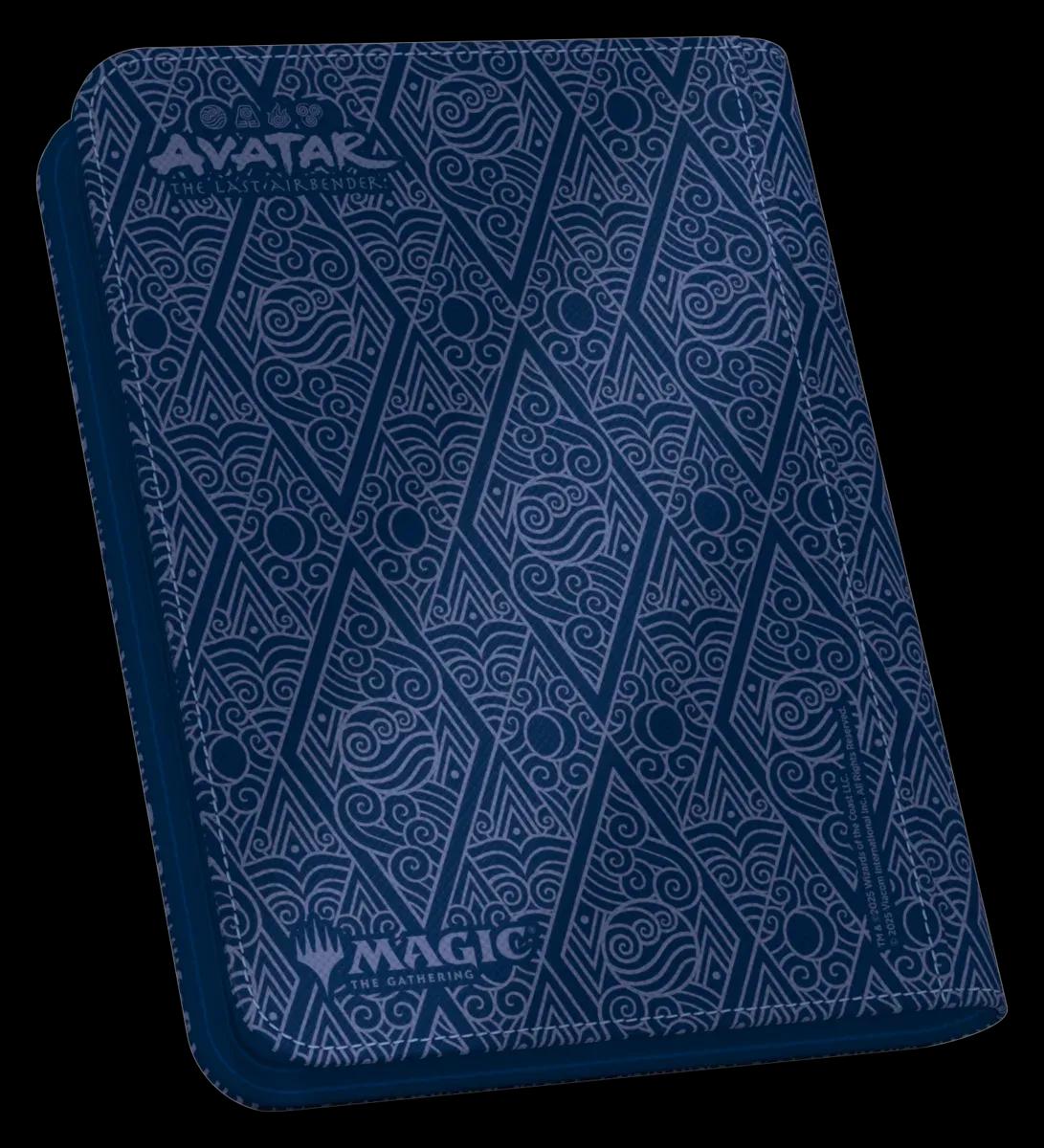 Magic: The Gathering | Avatar: The Last Airbender: "Blue Mana" Zipfolio 160 Xenoskin 4-Pocket Binder