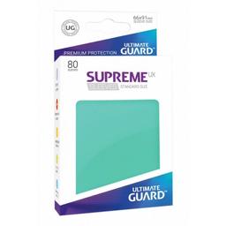 80 Ultimate Guard Supreme UX Sleeves (Turquoise)