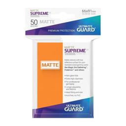 50 Ultimate Guard Supreme UX Sleeves (Orange)