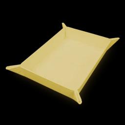 Vivid Magnetic Foldable Dice Tray - Yellow