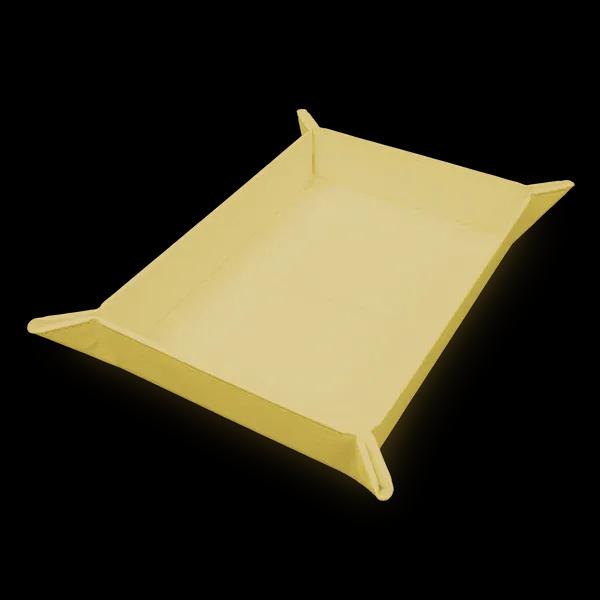 Vivid Magnetic Foldable Dice Tray - Yellow