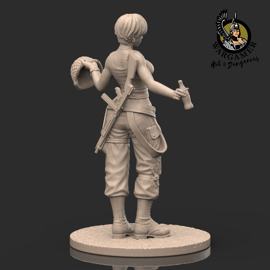 Jane, the US Paratrooper (28mm)